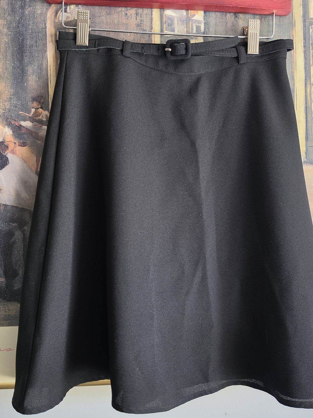 Classic Mini A-Line Skirt with Belt